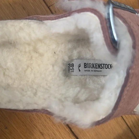Birkenstock Arizona Shearling Pink Clay Women’s 7 - Picture 4 of 5